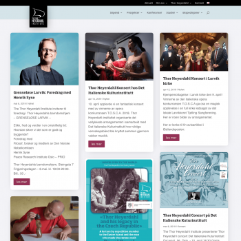 The Heyerdahl Institute Website Newspage